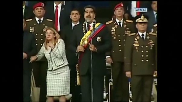 Explosion während Maduro-Rede Explosion während Maduro-Rede