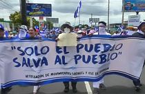 Az orvosokért tüntettek Nicaraguában
