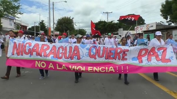 Nicaragua: Kundgebungen für und gegen Ortega Nicaragua: Kundgebungen für und gegen Ortega