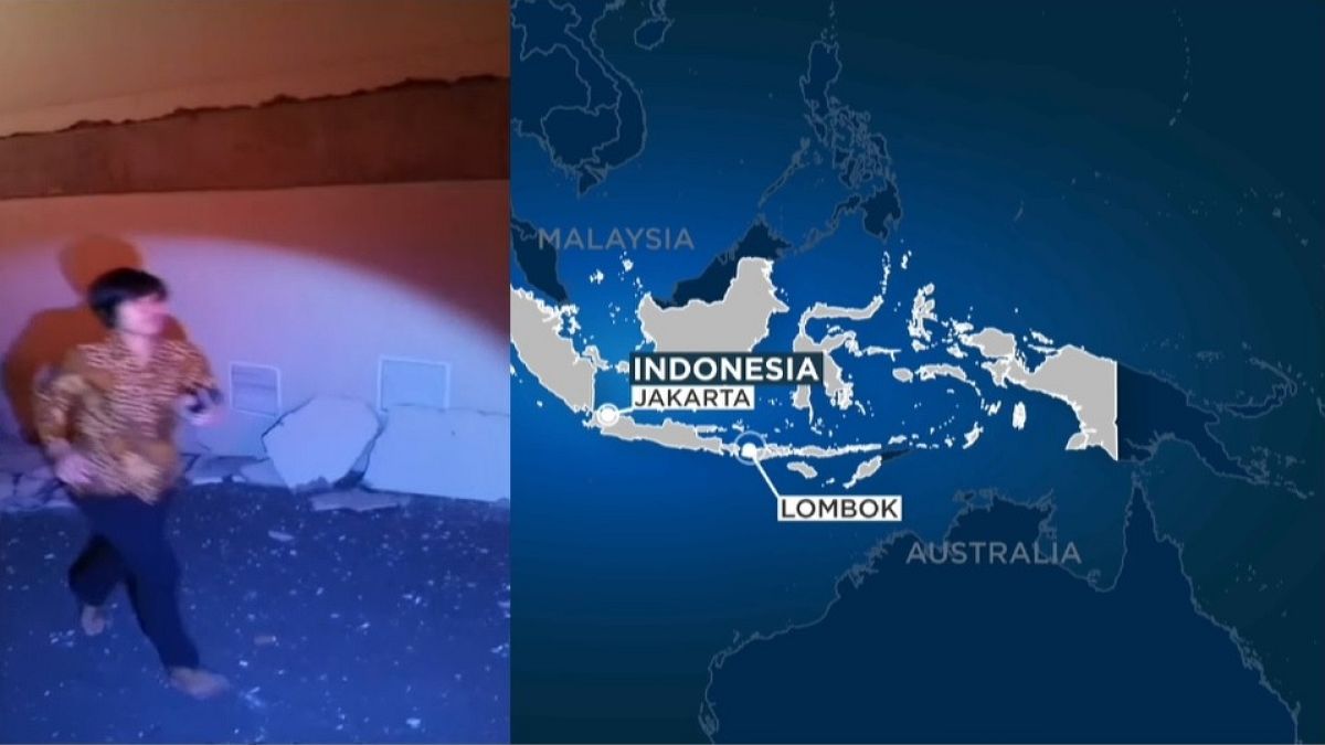 Halálos földrengés Indonéziában - csaknem 40-en életüket vesztették, 50-en megsérültek