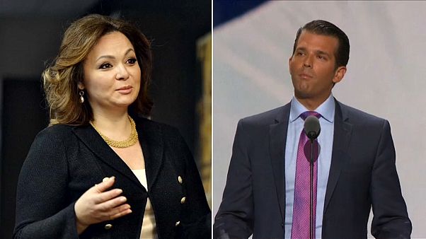 Natalia Veselnitskaya e Donald Trump Junior encontraram-se em Junho de 2016 Natalia Veselnitskaya e Donald Trump Junior encontraram-se em Junho de 2016