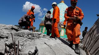 WATCH - Rescue efforts underway to save people trapped under wreckage of Indonesian earthquake