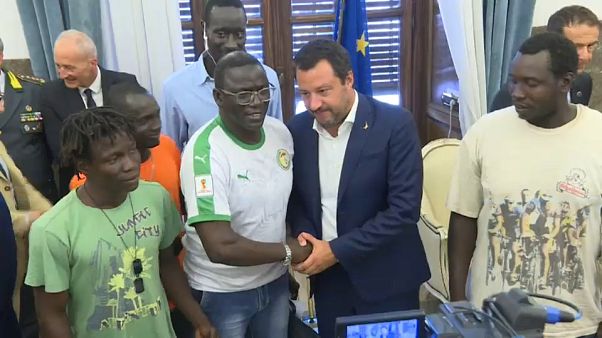 Caporalato, Conte e Salvini a Foggia Caporalato, Conte e Salvini a Foggia