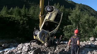 Zwei Tote bei Erdrutsch in italienischen Alpen 
