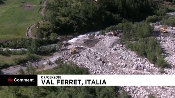 Glissement de terrain meurtrier à Courmayeur Glissement de terrain meurtrier à Courmayeur