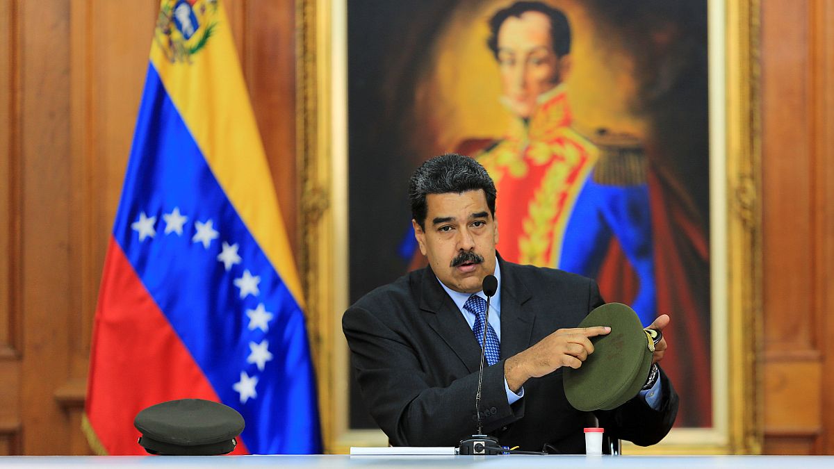 Venezuelan president says Colombia is training "terrorist" opposition leaders
