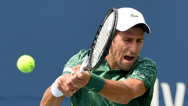 Recém-campeão em Wimbledon, Djokovic impôs-se a Mirza Bašić Recém-campeão em Wimbledon, Djokovic impôs-se a Mirza Bašić