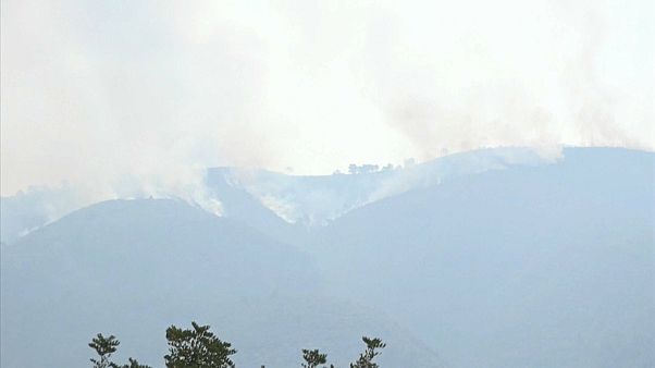 Fogos em Portugal e Espanha Fogos em Portugal e Espanha