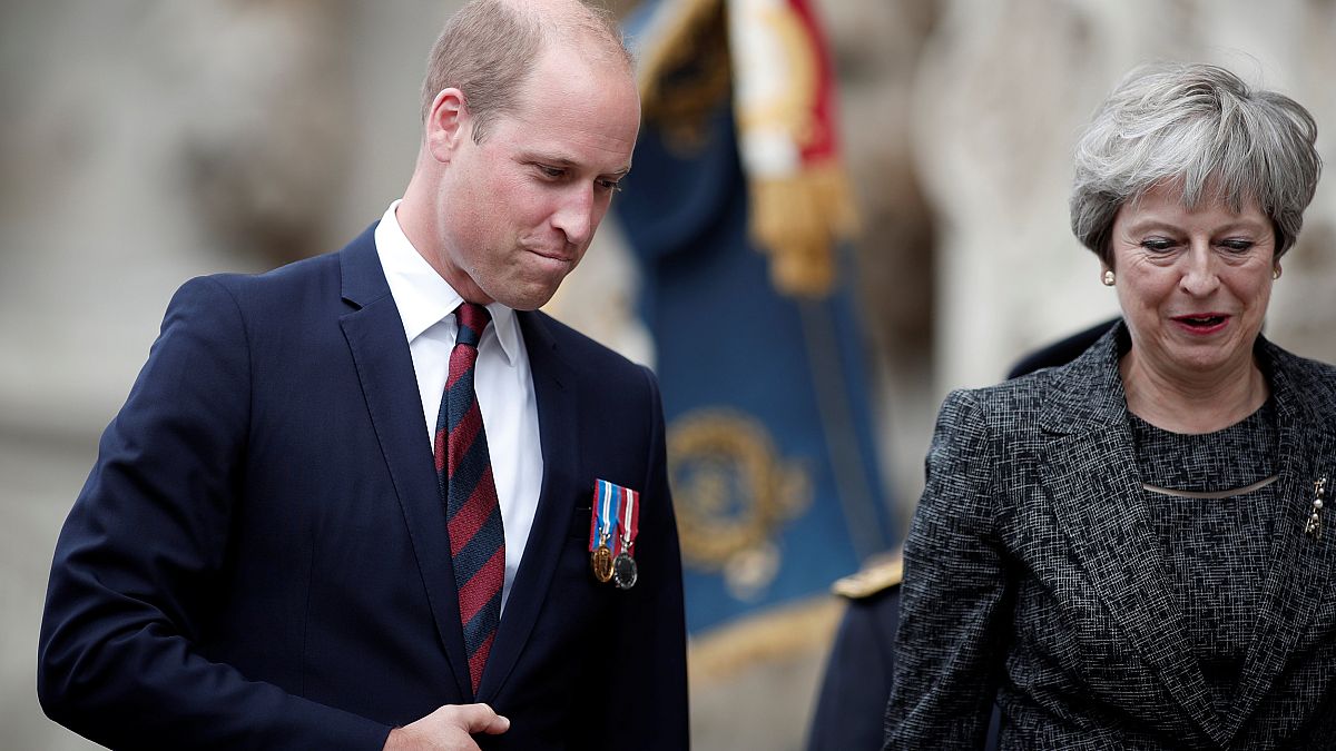Theresa May et le prince William célèbrent le centenaire de la bataille d'Amiens