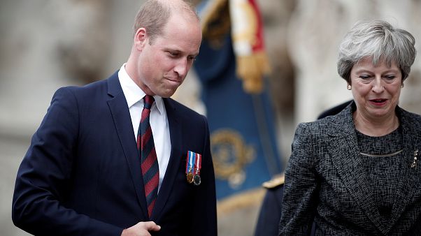 Theresa May et le prince William célèbrent le centenaire de la bataille d'Amiens Theresa May et le prince William célèbrent le centenaire de la bataille d'Amiens