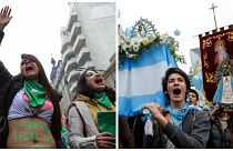 الأرجنتين ترفض تشريع الإجهاض والشارع بين احتجاجات واحتفالات