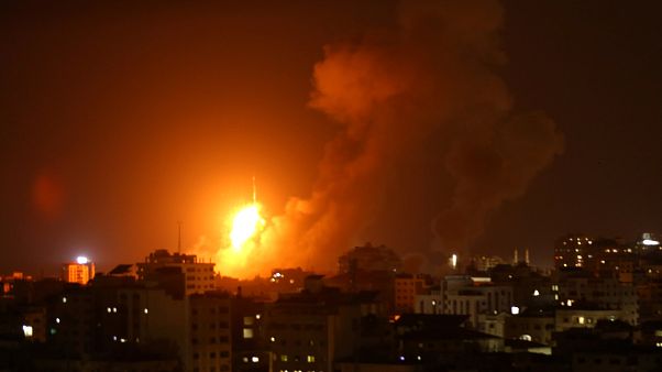 Israel strikes Gaza in response to militants' rockets Israel strikes Gaza in response to militants' rockets