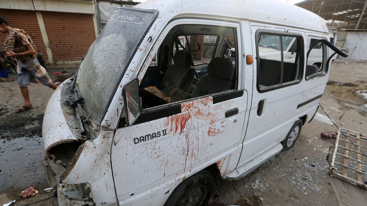 جت‌های سعودی اتوبوس دانش آموزان یمنی را هدف قرار دادند