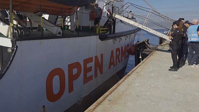 El Open Arms llega a Algeciras con 87 inmigrantes a bordo