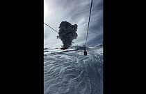 Erupción en Chile dentro de un complejo volcánico activo