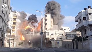 Israeli airstrikes flatten cultural centre in Gaza strip as Hamas seeks truce | The Cube