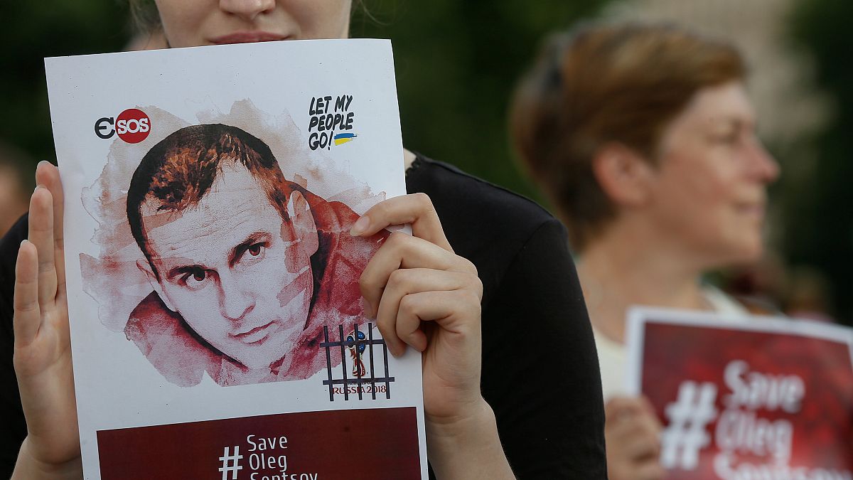 Ukrainian political prisoner Sentsov in 'catastrophic' condition, cousin claims 