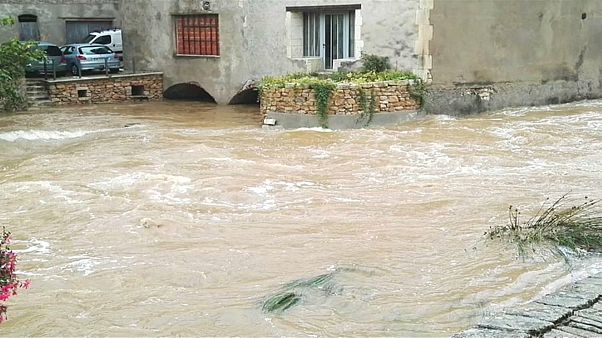 فقدان شخص جرّاء الأمطار الغزيرة جنوب فرنسا فقدان شخص جرّاء الأمطار الغزيرة جنوب فرنسا