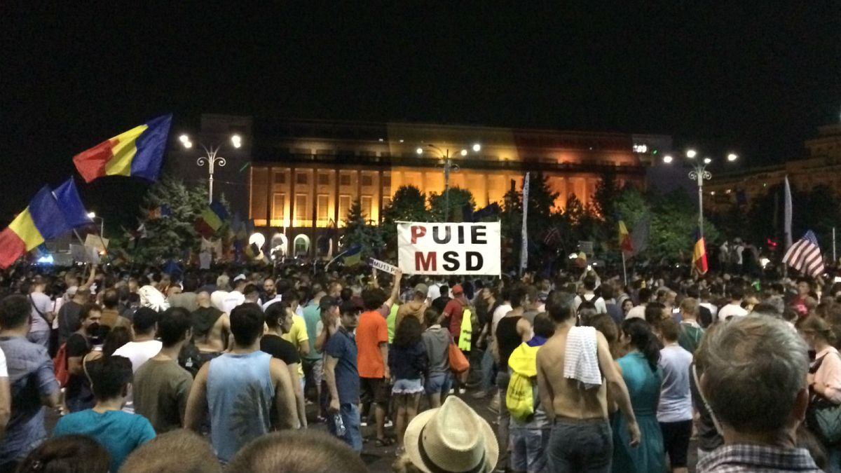 Unprecedented violence at anti-corruption protest in Bucharest: an eyewitness account