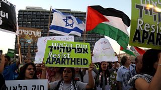 تظاهرات هزاران نفر در تل‌آویو علیه قانون «دولت-ملت یهود»