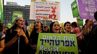 "Нет апартеиду!": протесты в Тель-Авиве