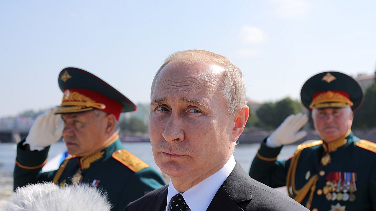 Wladimir Putin in St. Petersburg