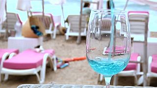 A natural blue wine is selling well in southern France