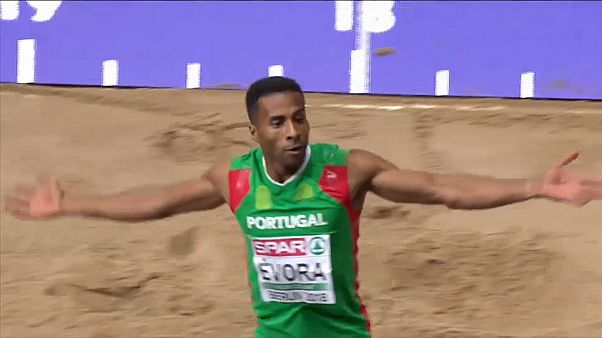 Nélson Évora brilha nos Europeus de Atletismo de Berlim Nélson Évora brilha nos Europeus de Atletismo de Berlim