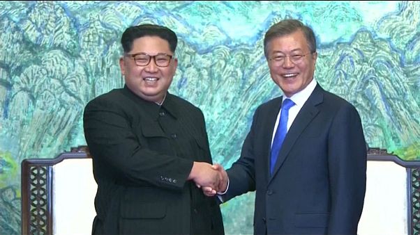 Moon Jae in- Kim Jong Un Moon Jae in- Kim Jong Un
