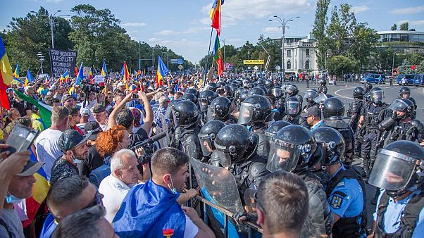 Proteste in Bukarest gehen weiter Proteste in Bukarest gehen weiter