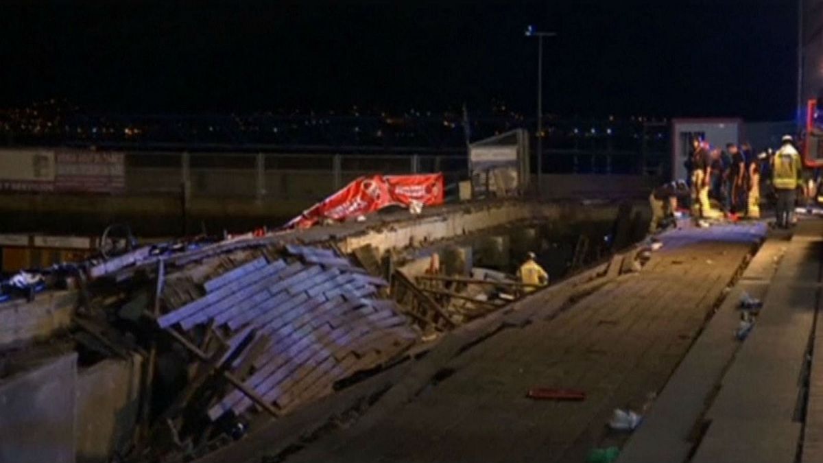 Watch: Panic as 300 injured in Vigo platform collapse