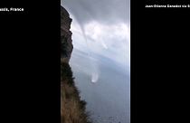 Watch: Tornadoes spotted off French and Spanish coasts