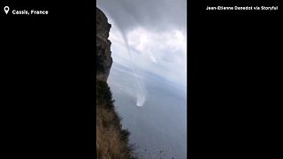 Watch: Tornadoes spotted off French and Spanish coasts