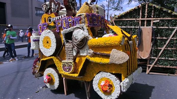 Blumenparade in Medellin Blumenparade in Medellin