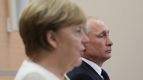 Merkel és Putyin Szocsiban Merkel és Putyin Szocsiban