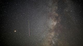 Watch: Meteor shower lights up European skies