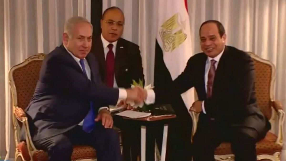 دیدار محرمانۀ بنیامین نتانیاهو با عبدالفتاح سیسی برای حل‌ و فصل بحران غزه