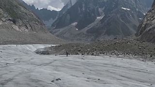 Watch: Swiss mountaineer breaks speed record at Mont Blanc