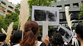 Tayland comfort women protesto