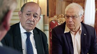 Le nuove sfide europee: Jean-Yves Le Drian e Josep Borrel a confronto su euronews 