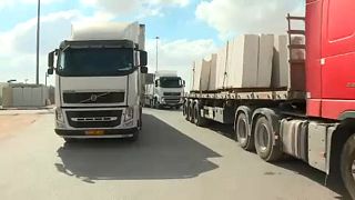 Gáza: Újra beindult az áruszállítás