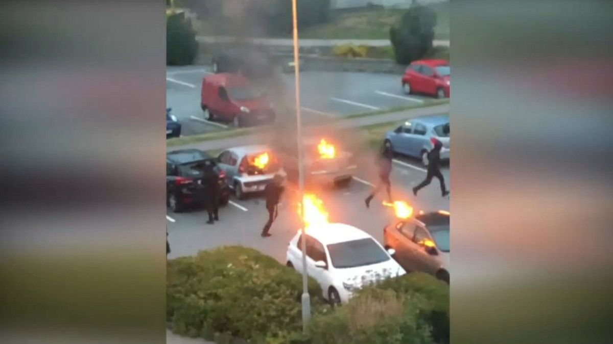 آتش زدن ماشین‌ها در گوتنبرگ سوئد