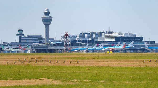 Panoramasicht Flughafen Schiphol Panoramasicht Flughafen Schiphol