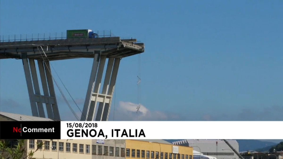 Génova, el día después del derrumbe del viaducto