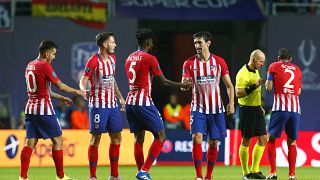 El Atlético vence al Real Madrid (4-2)  y se hace con la Supercopa de Europa 
