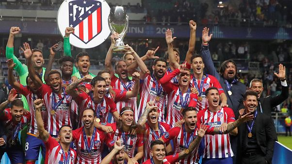Atletico Madrid Süper Kupa'yı ezeli rakibinden söktü aldı Atletico Madrid Süper Kupa'yı ezeli rakibinden söktü aldı