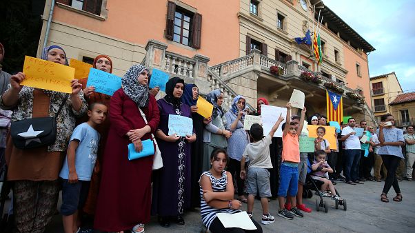 Familiares de los autores de los ataques en Cataluña en Ripoll en 2017. Familiares de los autores de los ataques en Cataluña en Ripoll en 2017.