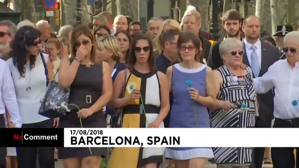 Памятное шествие в Барселоне 