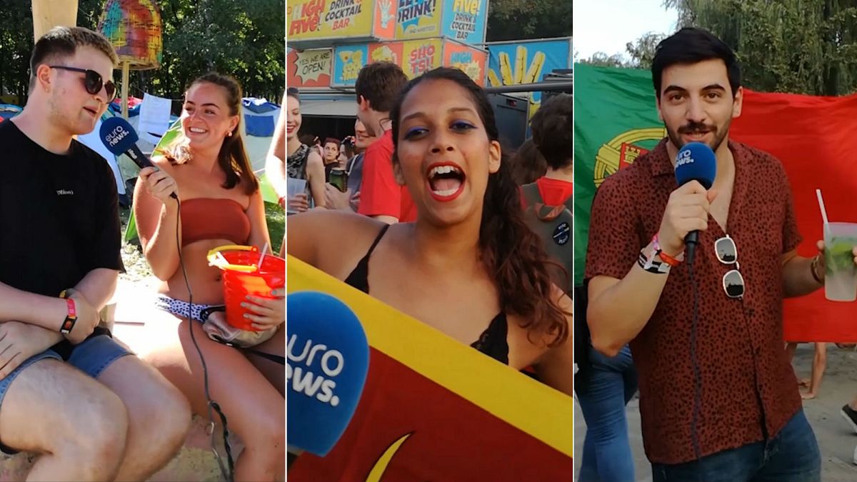 Watch: Meet the revellers at Budapest's Sziget Festival