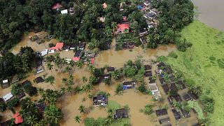 El sur de la India, anegado por las inundaciones